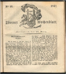 Thorner Wochenblatt 1842, No. 11 + Beilage, Zweite Beilage, Thorner wöchentliche Zeitung
