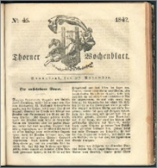 Thorner Wochenblatt 1842, No. 45 + Thorner wöchentliche Zeitung