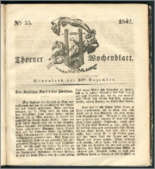 Thorner Wochenblatt 1842, No. 53 + Beilage, Thorner wöchentliche Zeitung