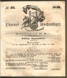 Thorner Wochenblatt 1843, No. 32 + Beilage, Zweite Beilage, Thorner wöchentliche Beitung