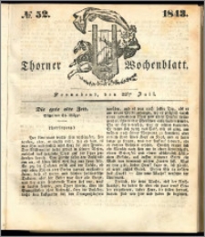 Thorner Wochenblatt 1843, No. 52 + Beilage, Thorner wöchentliche Beitung