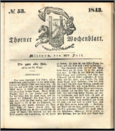 Thorner Wochenblatt 1843, No. 53 + Beilage