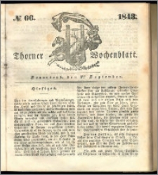 Thorner Wochenblatt 1843, No. 66 + Beilage, Thorner wöchentliche Beitung