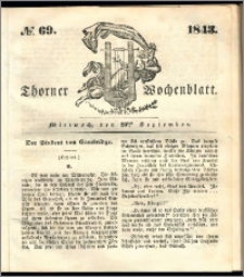 Thorner Wochenblatt 1843, No. 69 + Beilage