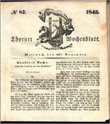 Thorner Wochenblatt 1843, No. 87