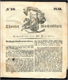 Thorner Wochenblatt 1843, No. 96 + Beilage, Thorner wöchentliche Beitung