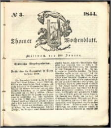 Thorner Wochenblatt 1844, No. 3