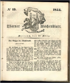 Thorner Wochenblatt 1844, No. 19 + Beilage