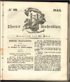 Thorner Wochenblatt 1844, No. 26 + Beilage, Zweite Beilage, Thorner wöchentliche Beitung