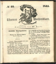 Thorner Wochenblatt 1844, No. 32 + Beilage, Thorner wöchentliche Beitung