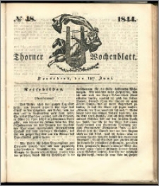 Thorner Wochenblatt 1844, No. 48 + Beilage, Thorner wöchentliche Beitung