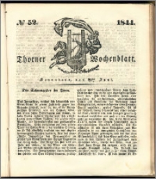 Thorner Wochenblatt 1844, No. 52 + Beilage, Thorner wöchentliche Beitung