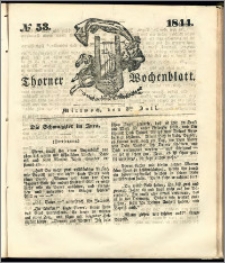 Thorner Wochenblatt 1844, No. 53 + Beilage