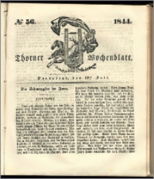 Thorner Wochenblatt 1844, No. 56 + Beilage, Thorner wöchentliche Beitung