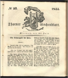 Thorner Wochenblatt 1844, No. 57 + Beilage