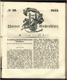 Thorner Wochenblatt 1844, No. 59 + Beilage