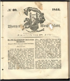 Thorner Wochenblatt 1844, No. 60 + Beilage, Thorner wöchentliche Beitung