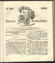 Thorner Wochenblatt 1844, No. 64 + Beilage, Thorner wöchentliche Beitung