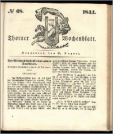 Thorner Wochenblatt 1844, No. 68 + Beilage, Thorner wöchentliche Beitung