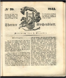 Thorner Wochenblatt 1844, No. 79 + Beilage
