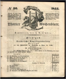 Thorner Wochenblatt 1844, No. 90 + Beilage, Thorner wöchentliche Beitung