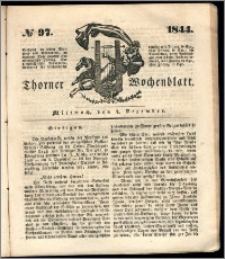 Thorner Wochenblatt 1844, No. 97 + Beilage