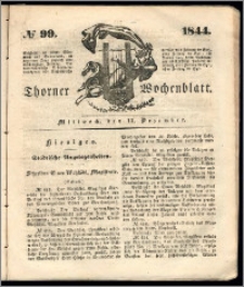 Thorner Wochenblatt 1844, No. 99 + Beilage