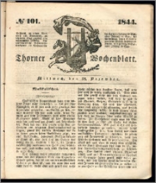 Thorner Wochenblatt 1844, No. 101 + Beilage