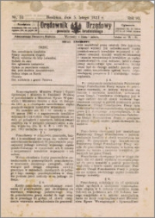 Orędownik Urzędowy Powiatu Brodnickiego R. 1923, Nr 9