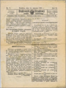 Orędownik Urzędowy powiatu brodnickiego R. 1925, Nr 5