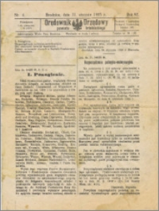 Orędownik Urzędowy powiatu brodnickiego R. 1925, Nr 6