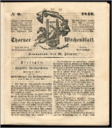 Thorner Wochenblatt 1846, No. 9 + Beilage, Zweite Beilage