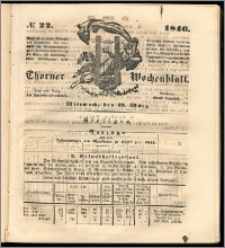 Thorner Wochenblatt 1846, No. 22 + Beilage, Zweite Beilage