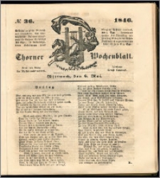 Thorner Wochenblatt 1846, No. 36 + Beilage