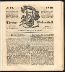 Thorner Wochenblatt 1846, No. 37 + Beilage