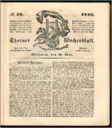 Thorner Wochenblatt 1846, No. 42 + Beilage