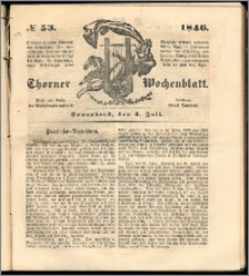 Thorner Wochenblatt 1846, No. 53 + Beilage, Zweite Beilage