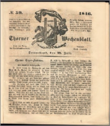 Thorner Wochenblatt 1846, Nro. 59 + Beilage