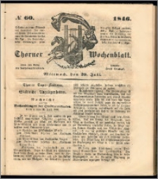 Thorner Wochenblatt 1846, No. 60 + Beilage
