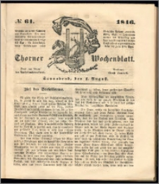 Thorner Wochenblatt 1846, Nro. 61 + Beilage, Zweite Beilage