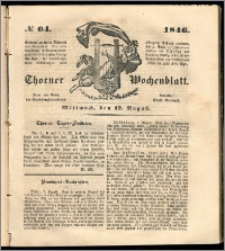 Thorner Wochenblatt 1846, No. 64 + Beilage