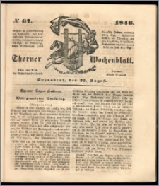 Thorner Wochenblatt 1846, No. 67 + Beilage