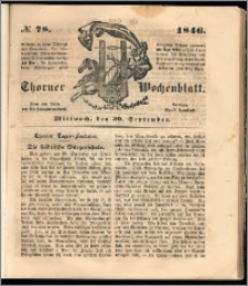 Thorner Wochenblatt 1846, No. 78 + Beilage, Zweite Beilage