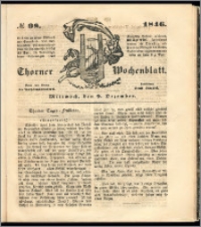 Thorner Wochenblatt 1846, No. 98 + Beilage