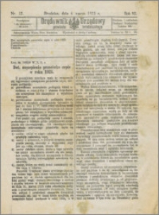 Orędownik Urzędowy powiatu brodnickiego R. 1925, Nr12