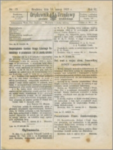 Orędownik Urzędowy powiatu brodnickiego R. 1925, Nr 15