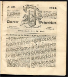 Thorner Wochenblatt 1847, No. 43 + Beilage, Zweite Beilage
