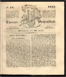 Thorner Wochenblatt 1847, No. 52 + Beilage