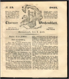 Thorner Wochenblatt 1847, No. 53 + Beilage