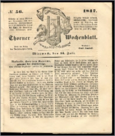 Thorner Wochenblatt 1847, No. 56 + Beilage
